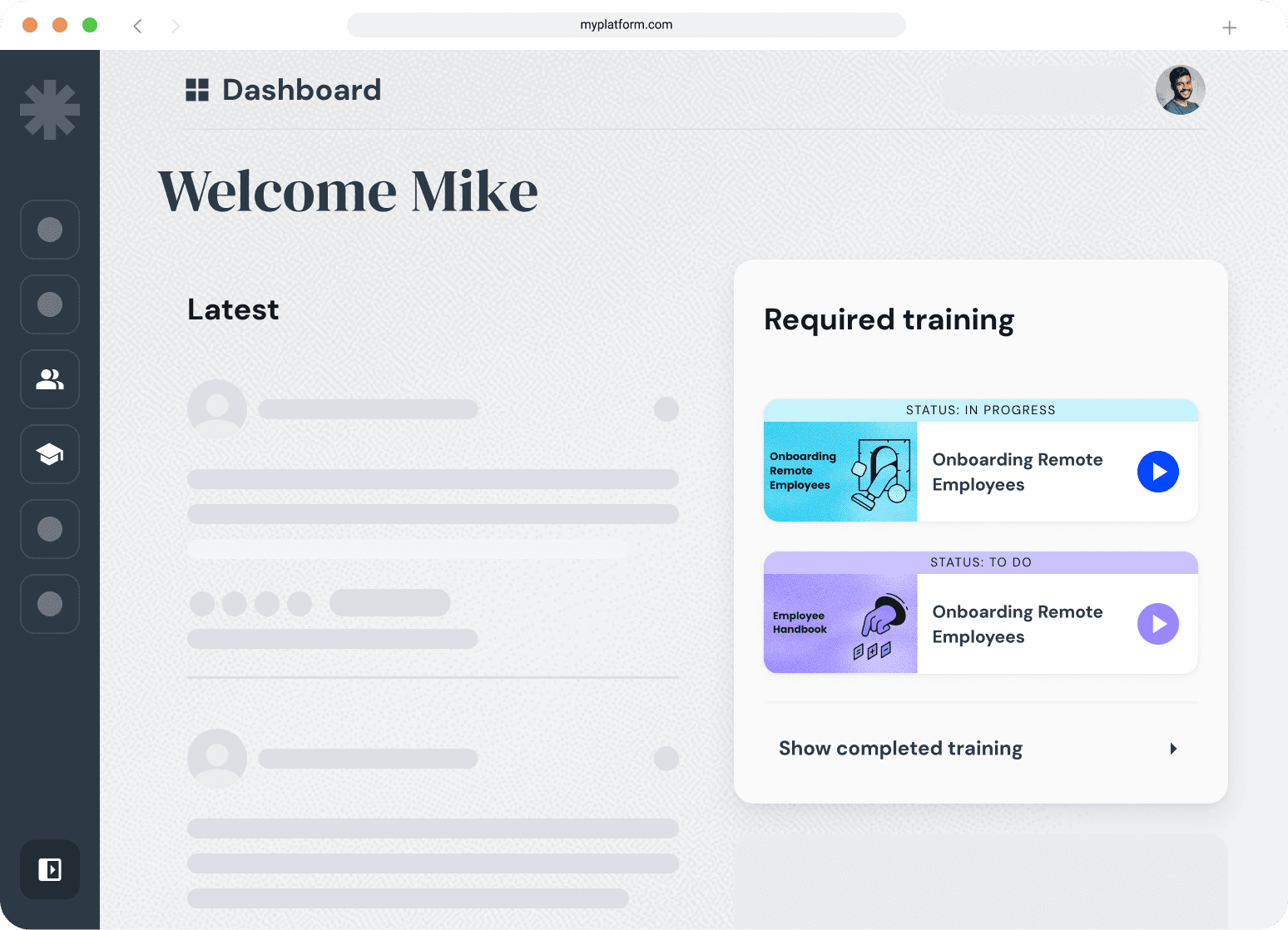 Share in your platform
