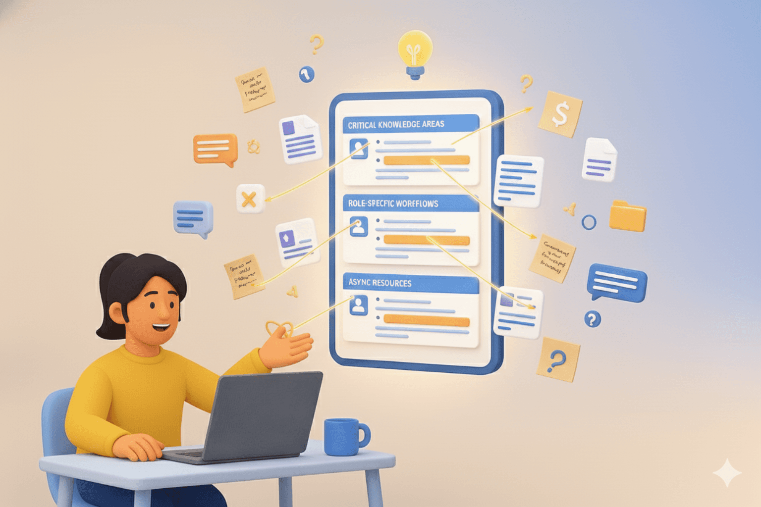 Knowledge transfer template for remote teams
