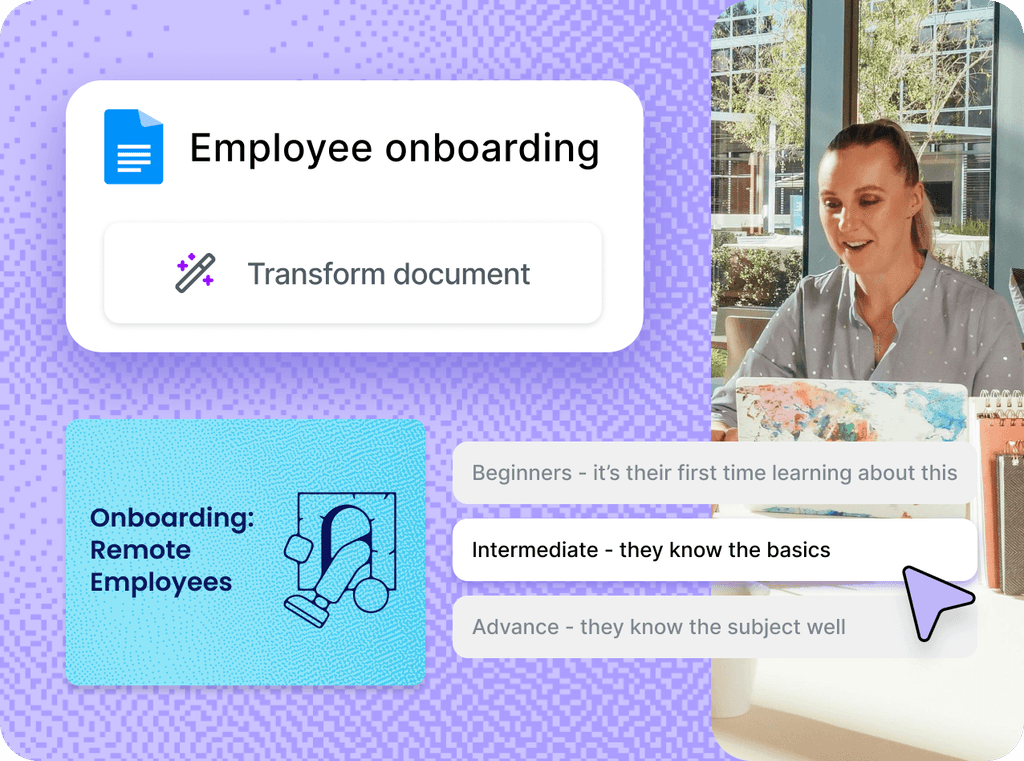 L&D course creation from existing documents